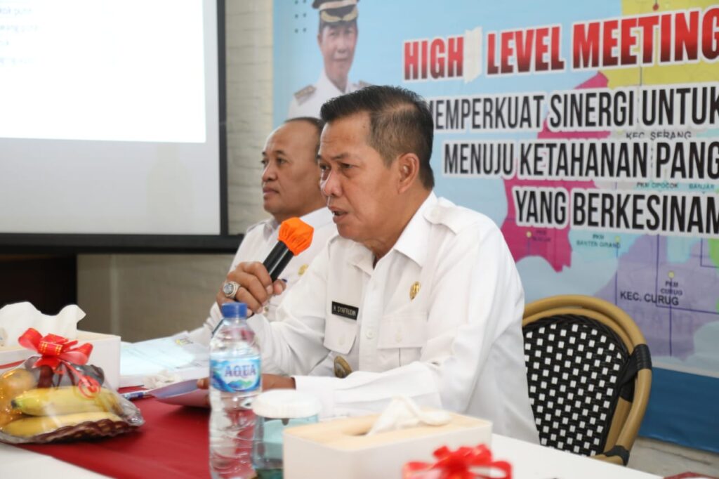 Cegah Inflasi Ditengah Musim Kemarau, Pemkot Serang Gelar Rapat TPID