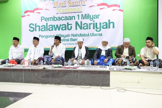 Al Muktabar Ikuti Pembacaan 1 Miliar Sholawat Nariyah PWNU Provinsi Banten