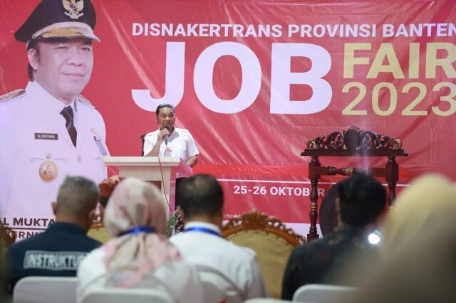 Buka Job Fair 2023, Pj Gubernur Banten : Ini Upaya Mengurangi Pengangguran