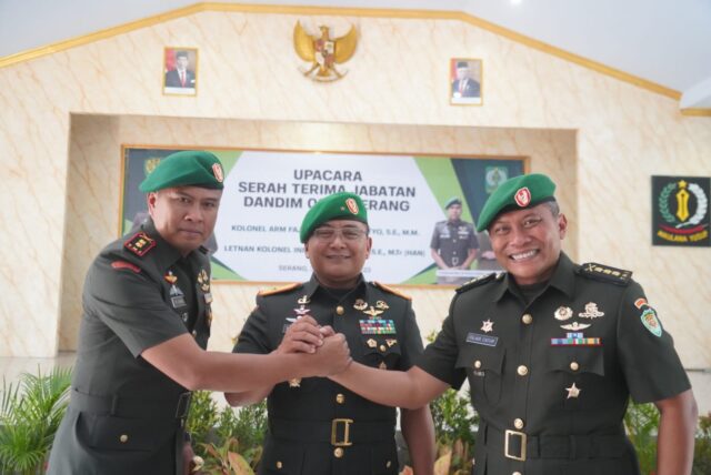 Brigjen TNI Tatang Subarna Pimpin Sertijab Dandim 0602/Serang