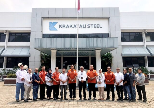 Dirpamobvit Polda Banten Dampingi Tim Wasdal Korsabhara Baharkam Polri Laksanakan Supervisi Sistem Manajemen Pengamanan di PT Krakatau Steel Tbk