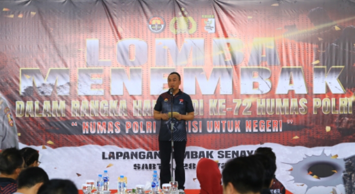Kadiv Humas Polri Buka Pertandingan Menembak Pemimpin Redaksi Kadiv Humas Polri Buka Pertandingan Menembak Pemimpin Redaksi