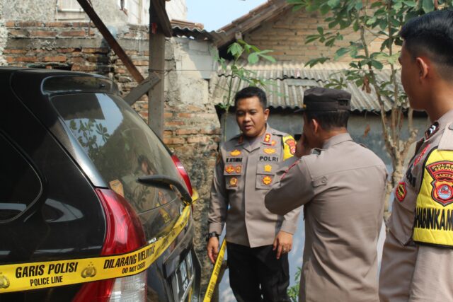 Kapolres Serang Cek TKP Penembakan di Ciruas