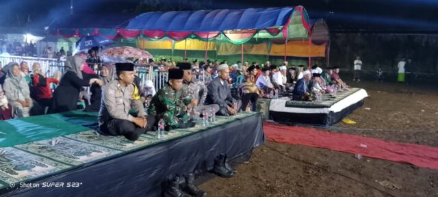 Kompak Bina Desa, Bhabinkamtibmas Dan Babinsa Petir Babinsa Petir Hadiri Kegiatan PHBI