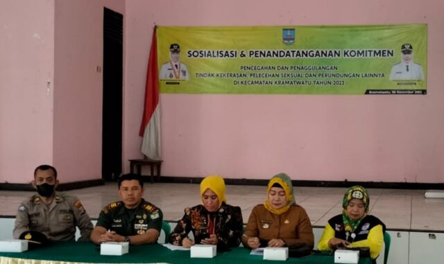 Danramil 0602-06/Kramatwatu Ikuti Penandatanganan Komitmen Pencegahan Kekerasan Antar Pelajar