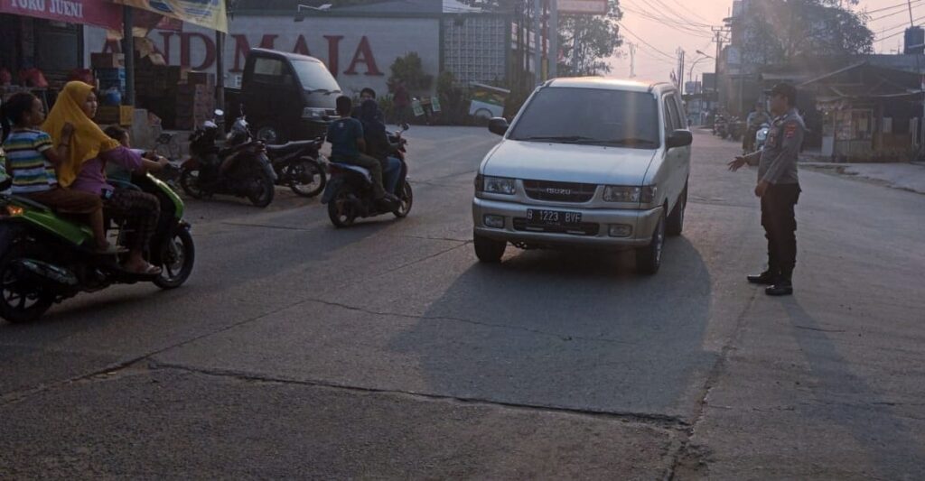 Strong Point Pagi, Wujud Nyata Pelayanan Polsek Kopo Polres Serang Untuk Masyarakat