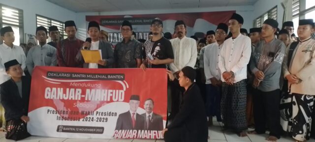 Dipandang Sebagai Pasangan Pemimpin Yang Ideal, Santri Millenial Banten Deklarasi Dukung Ganjar – Mahfud