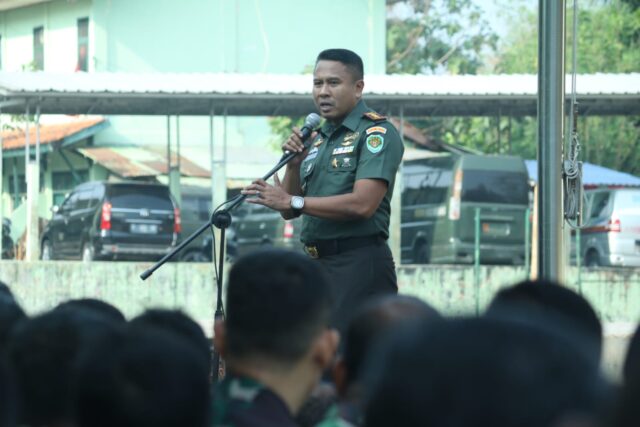 Dandim 0602/Serang Ingatkan Anggotanya Untuk Mengutamakan Keselamatan Berlalulintas
