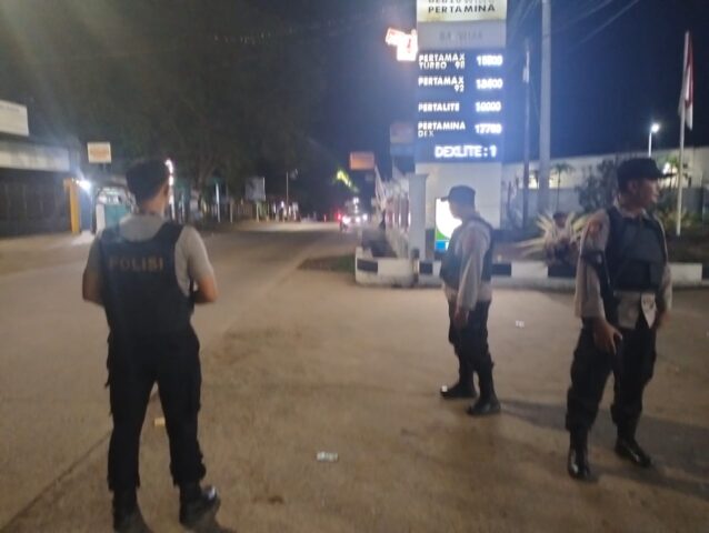 Giat Rutin Anggota Polsek Petir Polres Serang Dalam Cegah Balapan Liar dan Geng Motor