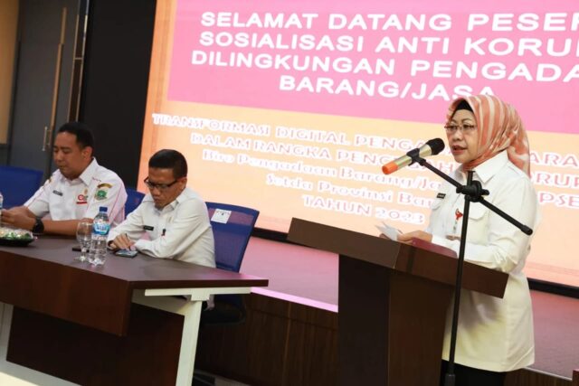 Pj Sekda Virgojanti Buka Sosialisasi Antikorupsi di Lingkup Pengadaan Barang dan Jasa