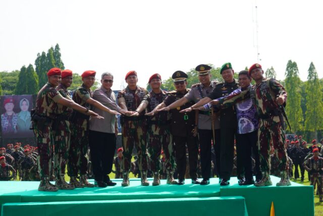 Kasrem 064/MY Hadiri Sertijab Komandan Grup 1 Kopassus