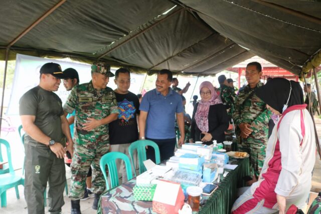 Kodim 0602/Serang Gelar Pengobatan Gratis Dalam Rangka HKN Ke 59