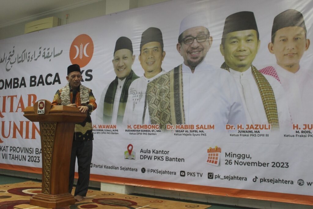 PKS Banten Gelar LBKK 2023, Juheni: Pesantren Pegang Saham dalam Memperjuangkan NKRI PKS Banten Gelar LBKK 2023, Juheni: Pesantren Pegang Saham dalam Memperjuangkan NKRI
