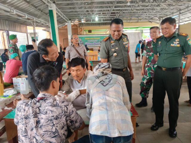 150 Anak Ikuti Khitanan Massal Dalam Baksos Kodim 0602/Serang