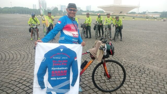 Cak Amu Mantan Wartawan Jawa Pos Gowes SBY-JKT, Tuntut Tunjangan Hari Tua Eks Awak Media