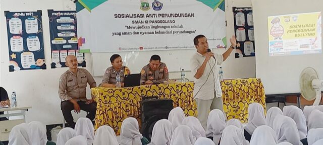 Siswa Siswi SMAN 12 Pandeglang Terima Pemahaman Soal Kenakalan Remaja, Kapolsek Picung: Jangan di Lakukan dan Jauhi