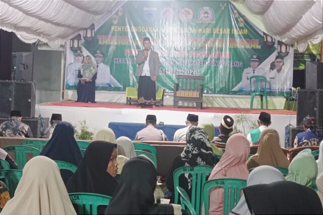 Acara Puncak Penyelenggaraan PHBI di Desa Pagelaran berlangsung Meriah, Warga: Kok Camat Pagelaran dan Anggota DPRD Tidak Hadir Yah?
