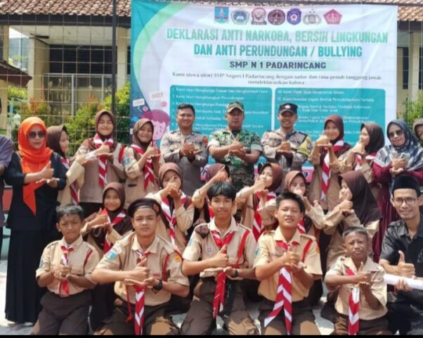 Babinsa Koramil 0602-13/Padarincang Hadiri Deklarasikan Pakta Integritas Anti Narkoba