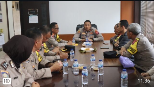 Wakapolres Serang Pimpin Anev Ops Mantap Brata Maung 2023-2024 Polres Serang, Ini Penekanannya