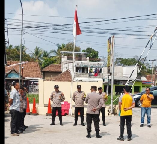 Awali Tugas Dengan Doa Apel Pagi Di Mako Polsek Petir Polres Serang