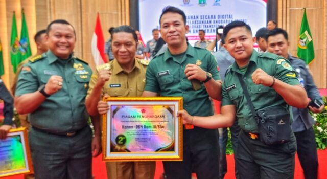 Korem 064/MY Meraih Peringkat Kedua Satker Dengan Capaian IKPA Tertinggi Dari DJPb Banten