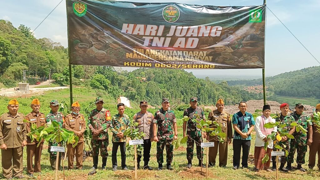 Jaga Kelestarian Alam, Dandim 0602/Serang Ikuti Vicon Bersama Kasad