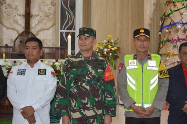 Danrem 064/MY Bersama Kapolda Banten dan Pj. Gubernur Banten Patroli Malam Natal