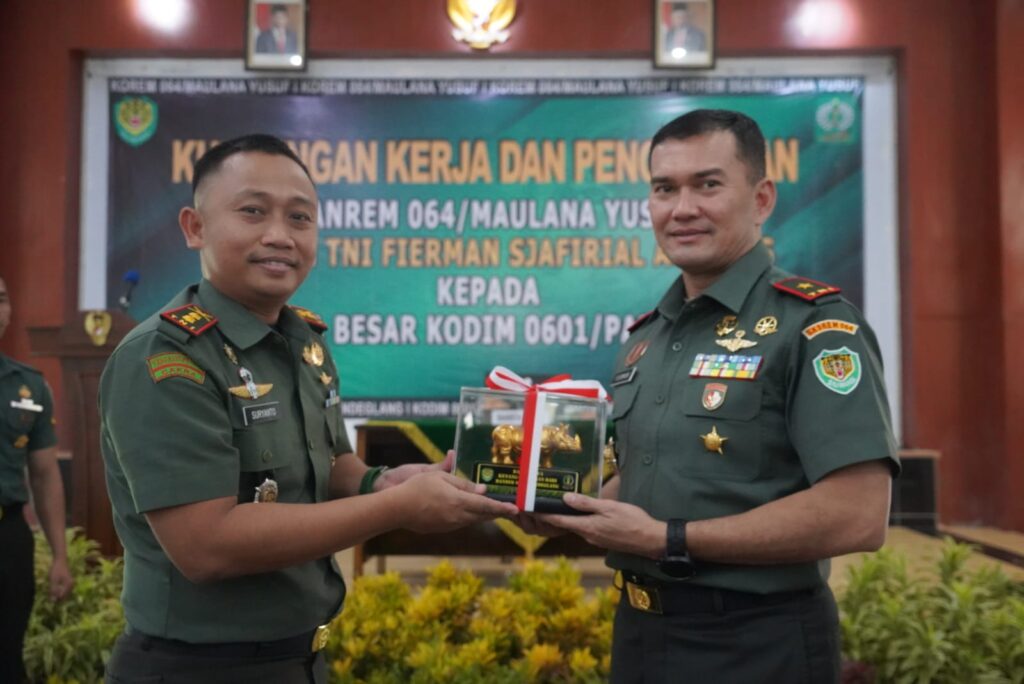 Kunjungan Perdana Danrem 064/MY Ke Kodim 0601/Pandeglang