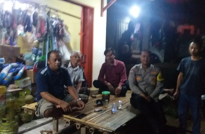 Laksanakan Gema Cidurian “Nasi Rabeg”, Personil Polsek Jawilan Lakukan Patroli KRYD