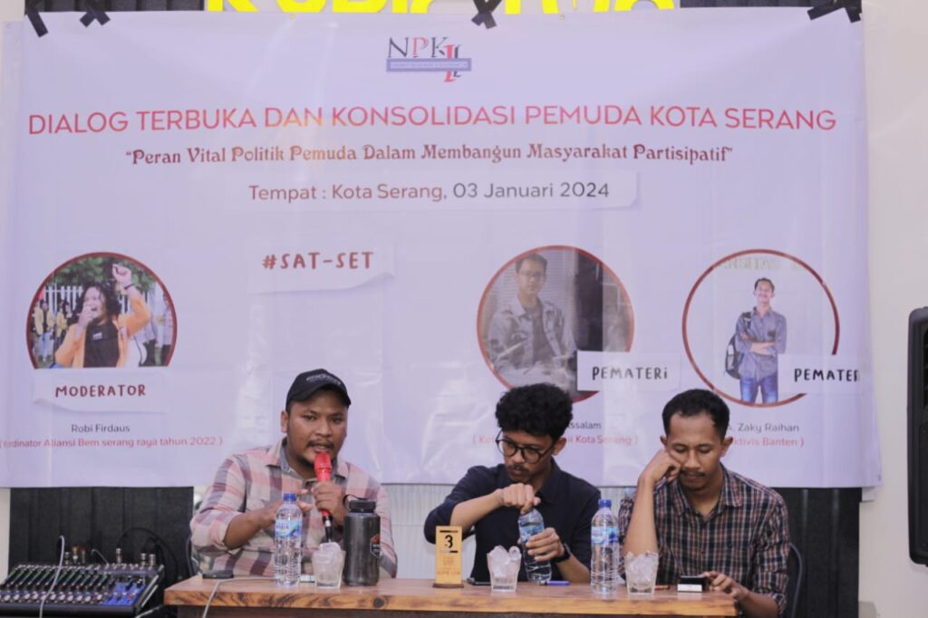 Gelar Dialog, NPK Indonesia Ajak Pemuda Kota Serang Melek Politik Gelar Dialog, NPK Indonesia Ajak Pemuda Kota Serang Melek Politik