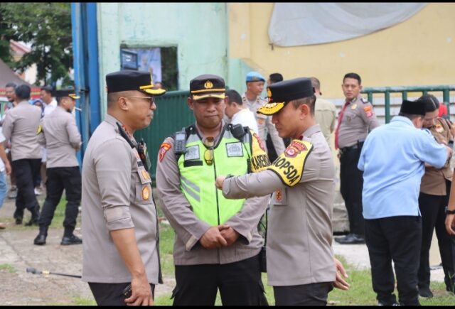 Polda Banten Laksanakan Pengamanan Kunjungan Capres di Stadion MY