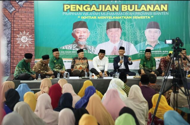 Al Muktabar Hadiri Pengajian Bulanan PW Muhammadiyah Banten