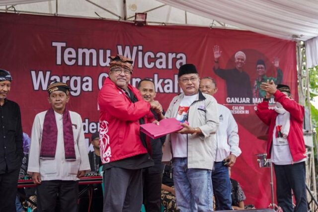 Janji Politik, Ganjar- Mahfud Menang Cilangkahan Jadi Kabupaten Baru di Banten