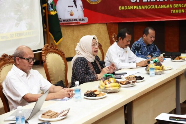 Antisipasi Bencana, Pj Sekda Virgojanti Gelar Rakor Kesiapan Pemilu Bersama BPBD