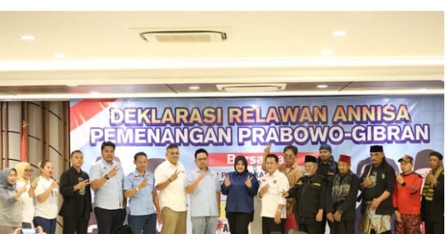 Dukungan Ratusan Pendekar Untuk Paslon Prabowo-Gibran dan Annisa Desmon