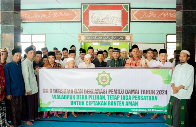 Ponpes Salafi Irsyadussa’adah Saketi Gelar Doa Bersama Dukung Pemilu Damai 2024