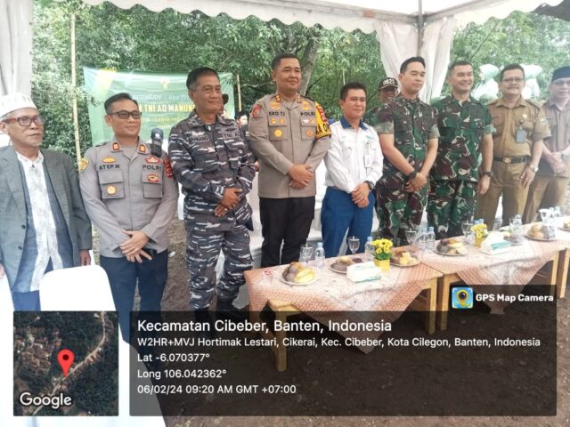 Danramil 2301/Cilegon Ikuti Vicon Launching TNI AD Manunggal Air 2024