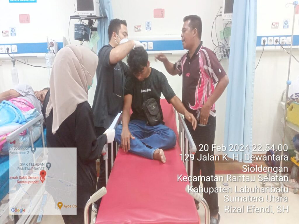 Bendahara DPD PJS Sumut Samuel Tampubolon Diduga Dianiaya Kapolres Labuhanbatu