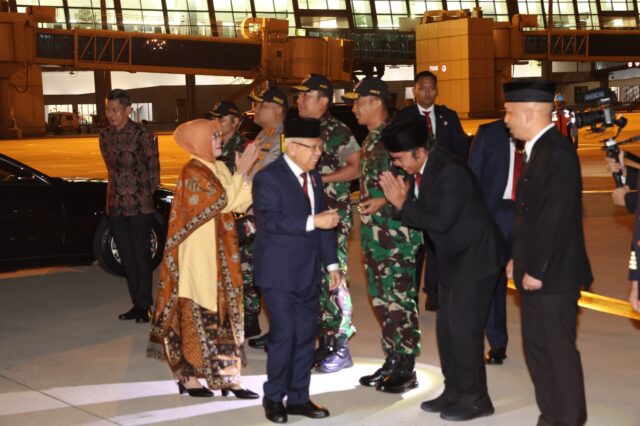 Pj Gubernur Banten Turut Melepas Keberangkatan Wapres Ma’ruf Amin ke Selandia Baru