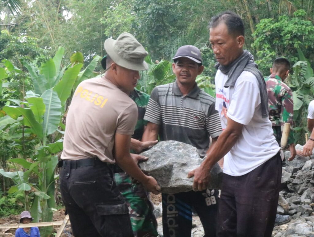 Satgas TMMD Ke-119 Kodim 0602/Serang Percepat Sasaran Fisik Pembukaan Jalan