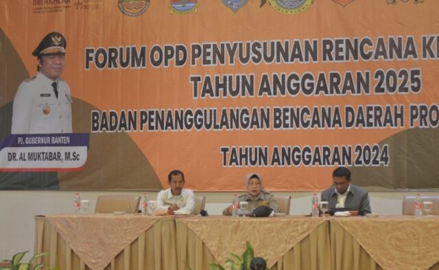 Hadiri Forum OPD BPBD, Pj Sekda Virgojanti: Perlu Penyelarasan Program Untuk Menjawab Agenda Pembangunan