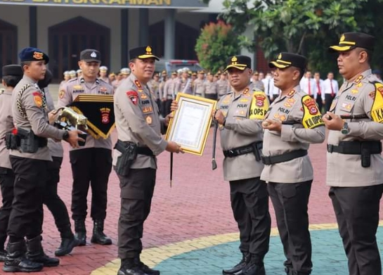 Polres Serang Sabet 3 penghargaan dari Polda Banten dan Ombudsman RI Perwakilan Provinsi Banten