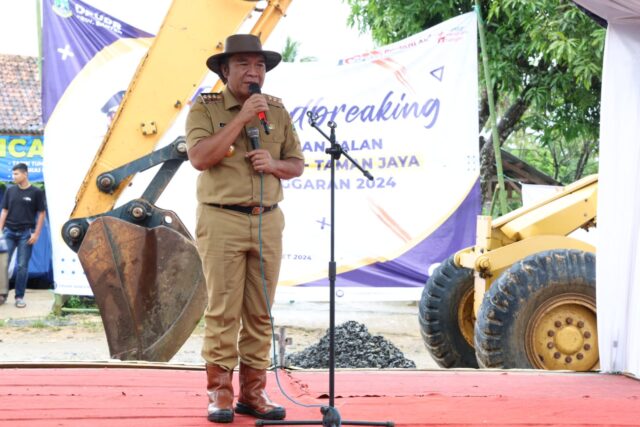 Al Muktabar Lakukan Ground Breaking Pembangunan Ruas Jalan Sumur – Taman Jaya Kabupaten Pandeglang