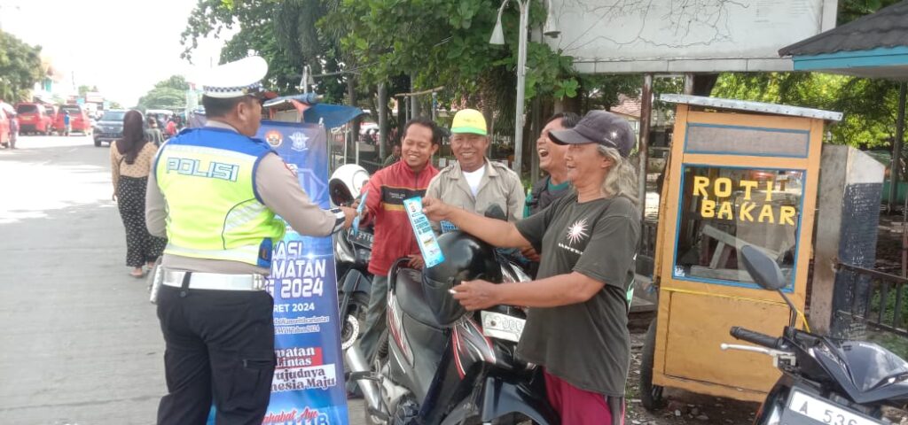 Satlantas Polres Serang Melaksanakan Operasi Keselamatan Maung 2024 Hari ke-8