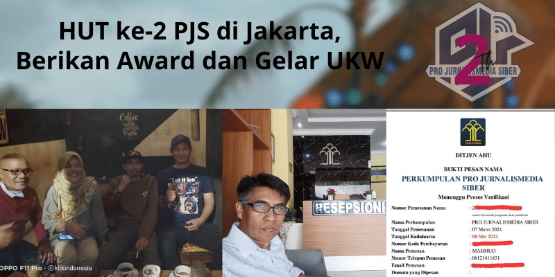 HUT ke-2 PJS di Jakarta, Berikan Award dan Gelar UKW HUT ke-2 PJS di Jakarta, Berikan Award dan Gelar UKW