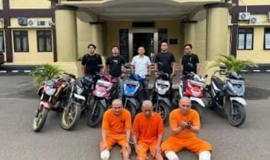 3 Bandit Spesialis Curanmor Dihadiahi Timah Panas Oleh Tim Resmob Satreskrim Polres Serang