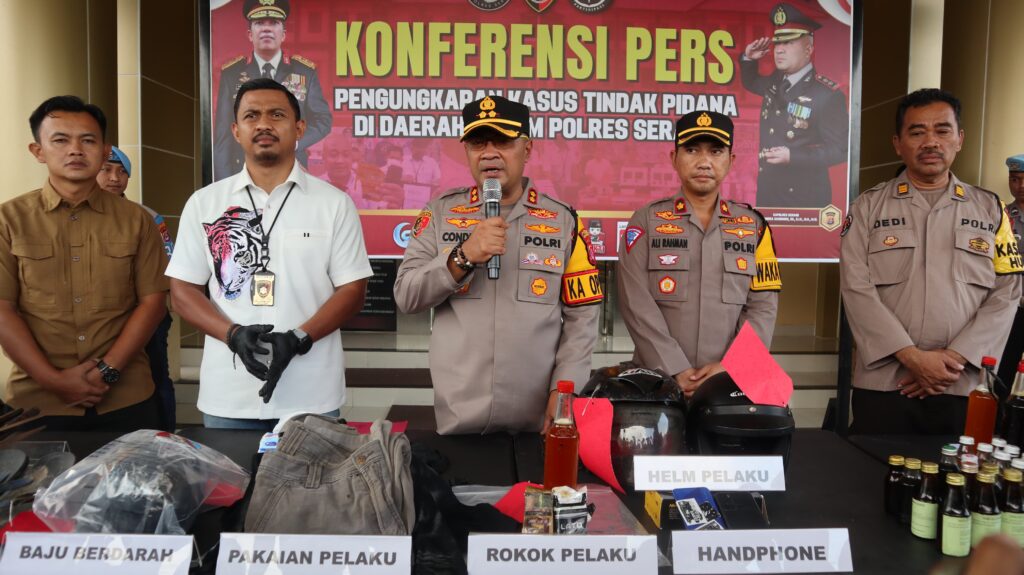 Kurang Dari 24 Jam, Tim Resmob Polres Serang Ringkus Pelaku Pembunuhan di Tanara Kurang Dari 24 Jam, Tim Resmob Polres Serang Ringkus Pelaku Pembunuhan di Tanara