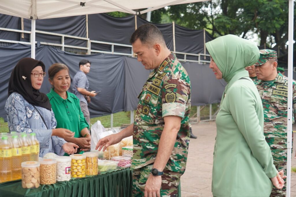 Sambut Hari Raya Idul Fitri, Korem 064/MY Gelar Bazar Murah