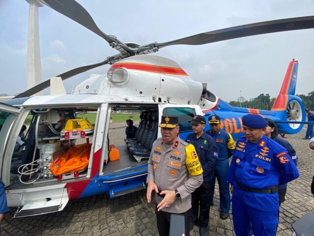 Polri Kerahkan 2 Helikopter Jadi Ambulans Udara saat Arus Mudik dan Balik Lebaran