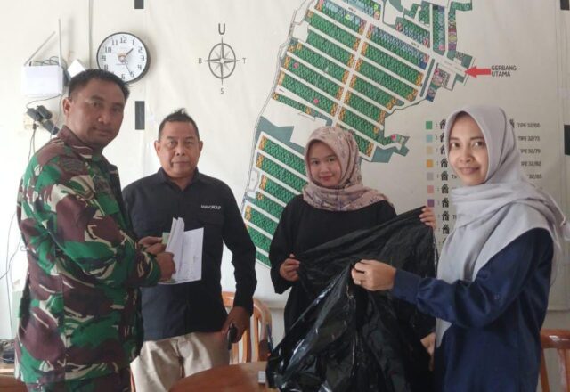 Serda Safrudin Babinsa Koramil 0602-18/Kragilan Sosialisasikan Program Bank Sampah